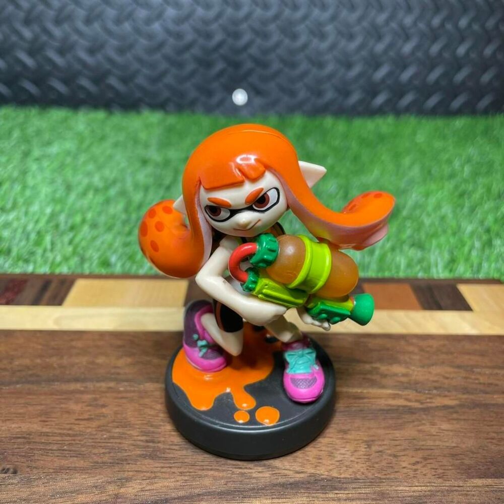 Nintendo Inkling Girl Orange Amiibo‎ Splatoon Series